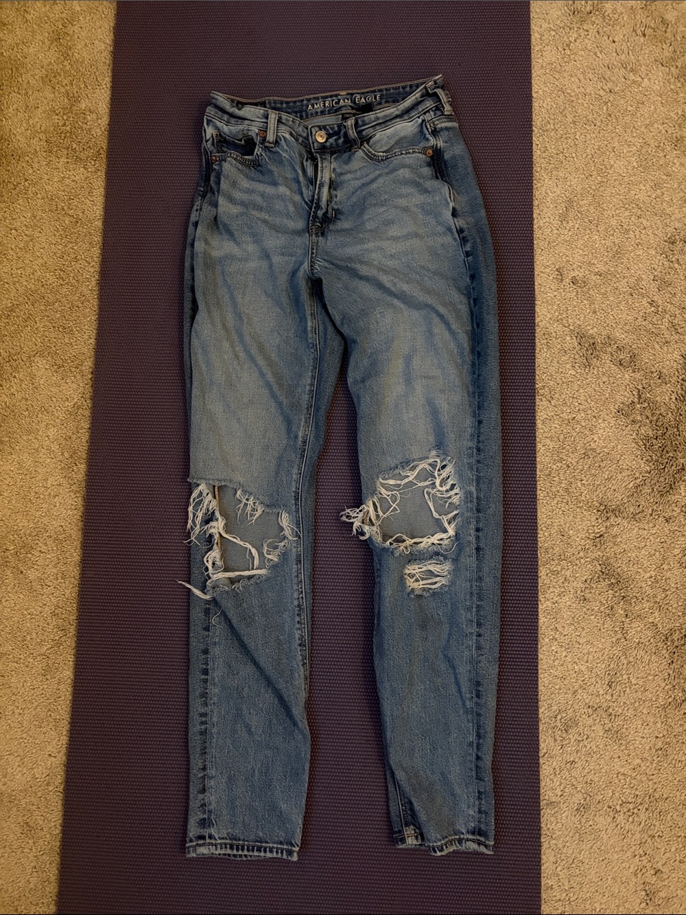 American Eagle Outfitters Size 4 Distressed Skinny Jeans - Stigid Fit